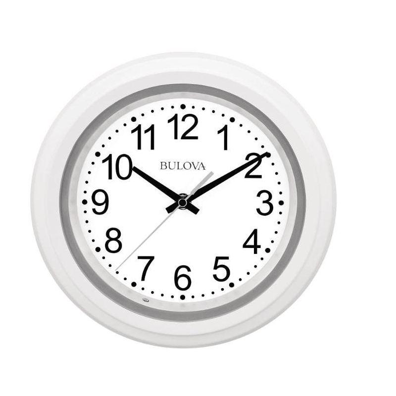 Bulova Clocks Night Vision 10" Diameter Quartz Clock