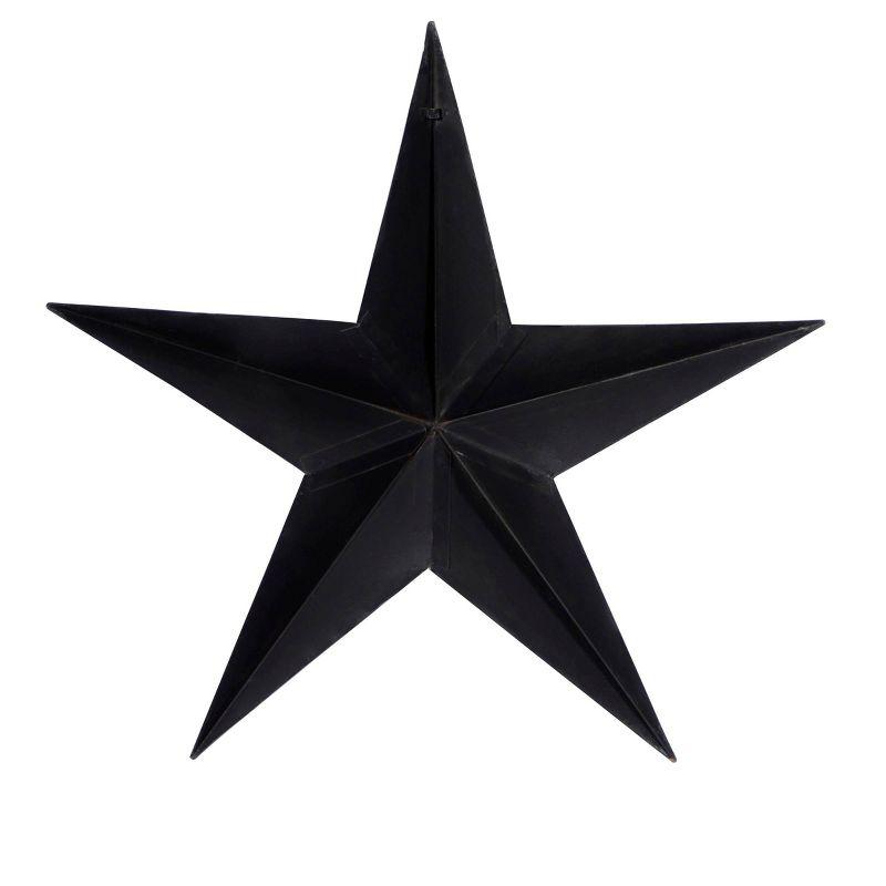 Set of 3 Metal Stars Indoor Outdoor Wall Decors - Olivia & May