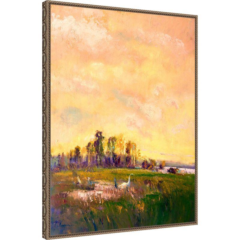 Amanti Art Abstract Marshland by Dorothy Fagan Canvas Wall Art Print Framed 23 x 30-in.