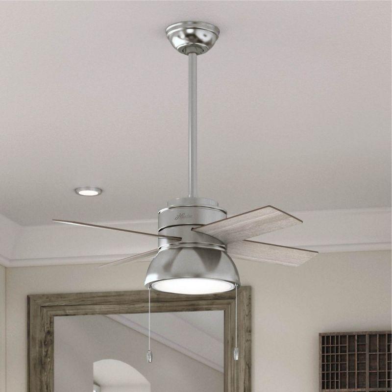 36" Loki 4 - Blade Standard Ceiling Fan with Light Kit Included