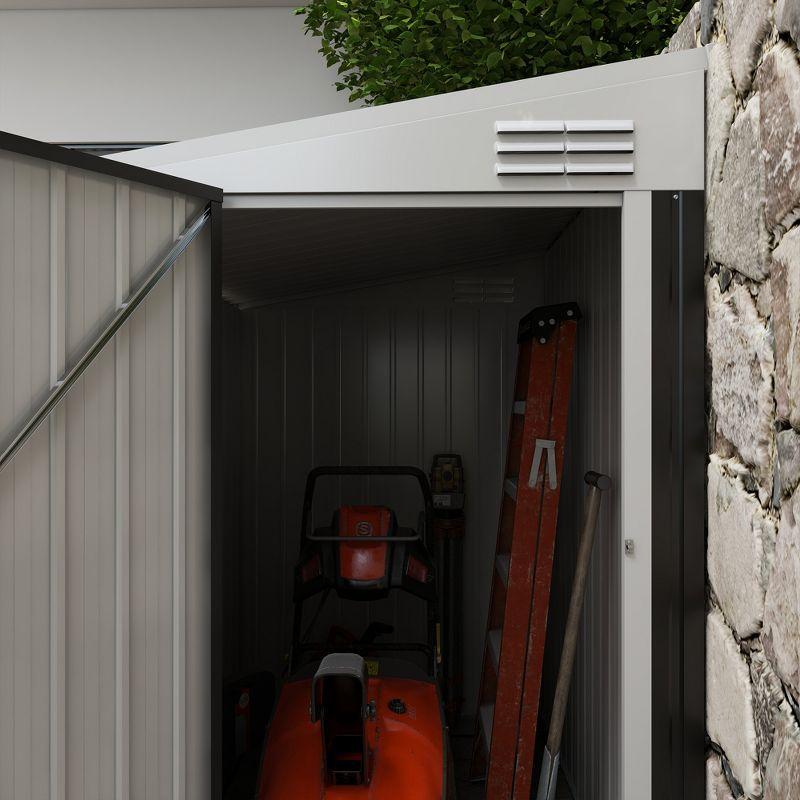 Outsunny Metal Lean-to Storage Shed