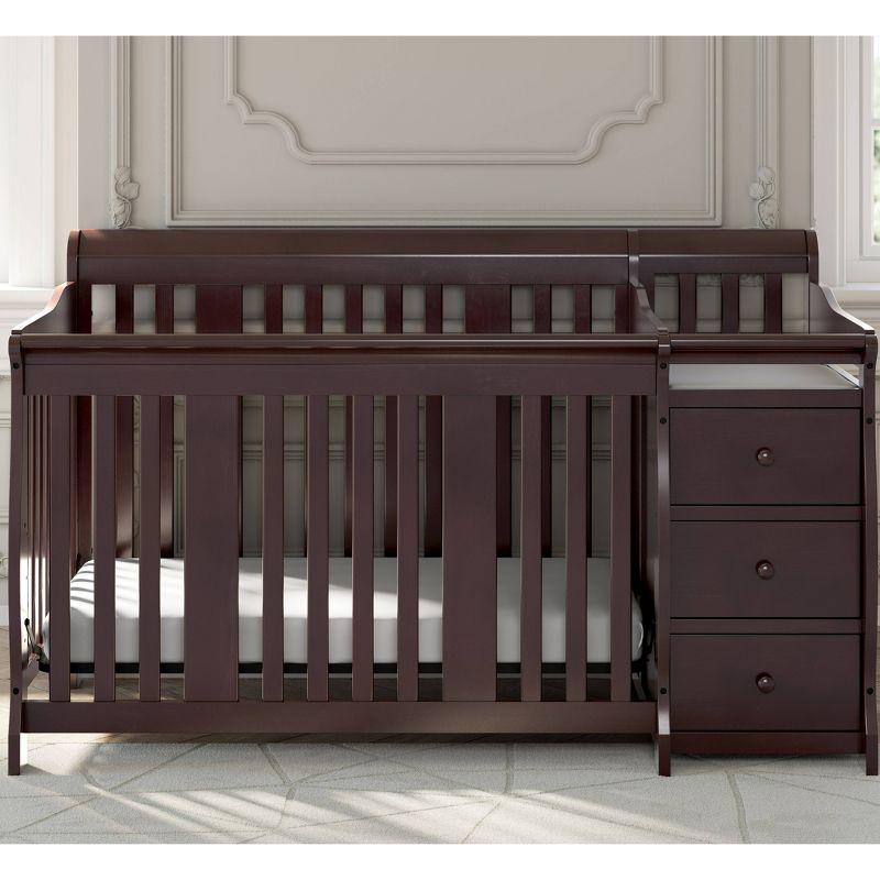 Storkcraft Portofino 5-in-1 Convertible Crib and Changer