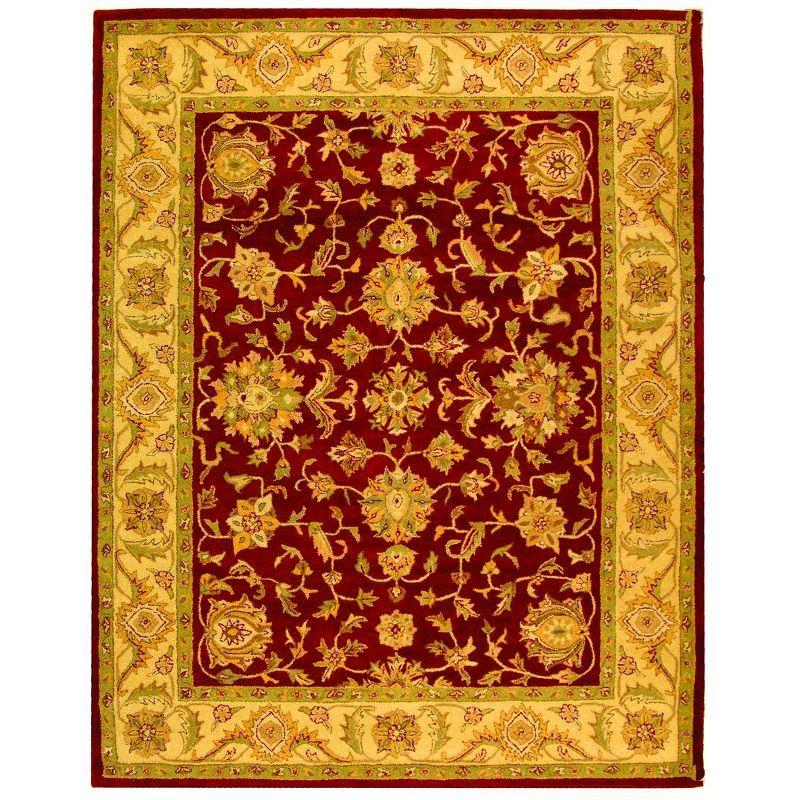 Antiquity AT312 Hand Tufted Area Rug - Red/Gold - 6'x9' - Safavieh.