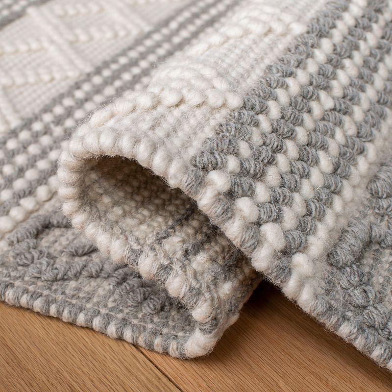 Natura NAT859 Hand Woven Indoor Area Rug - Ivory/Grey - 5'x8' - Safavieh