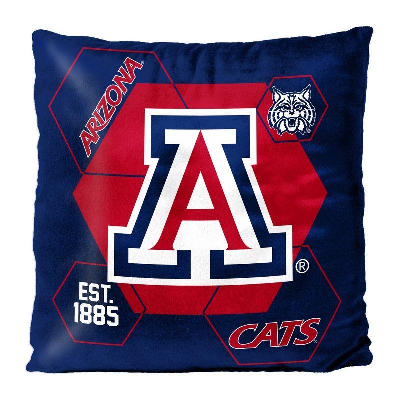 Arizona Wildcats Velvet Square Throw Pillow