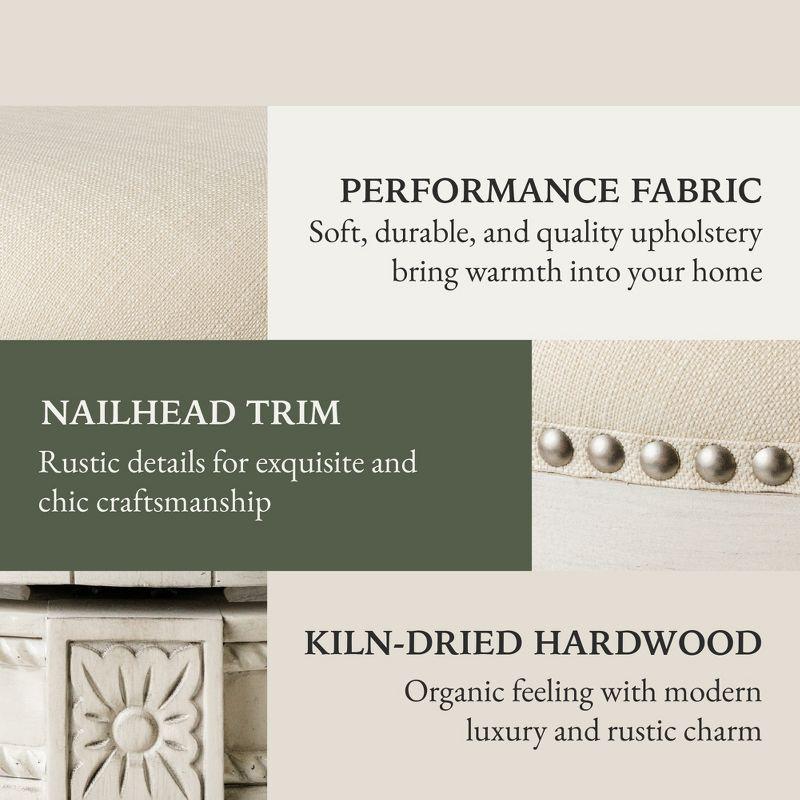 Maven Lane Maven Lane Pullman Stool with Fabric Upholstery