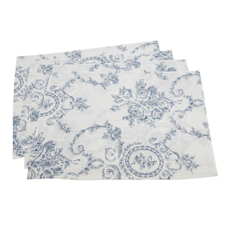 Veronique Linen Toile Rectangle Placemat