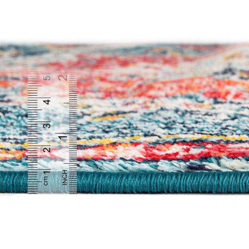 Unique Loom Penrose Collection Area Rug - Alexis (7' 10" x 10' Rectangle Blue/Gray)