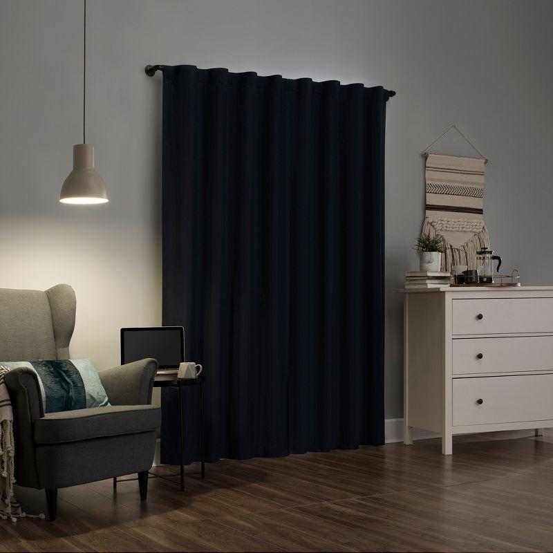 Sun Zero Blackout Cyrus Thermal Back Tab Curtain Panel