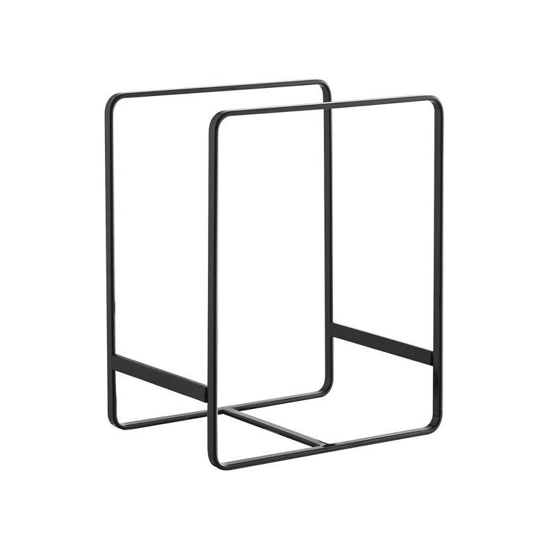 Yamazaki Home Plate Rack/Dish Stand/Dish Storage/Plate Holder, Large, Steel, Large