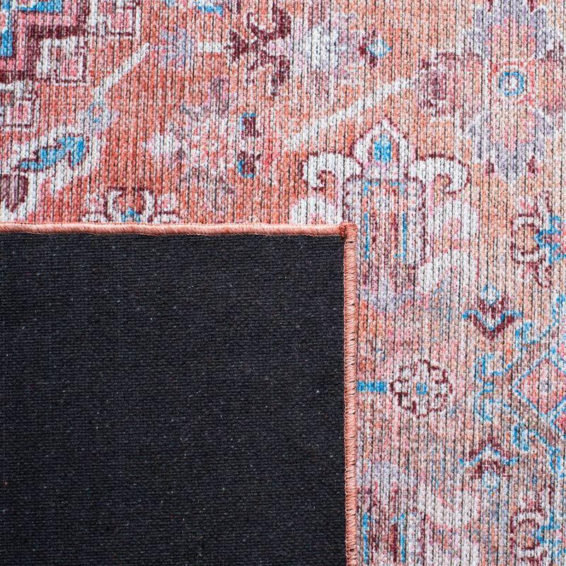 Briana Oriental Pink/Blue Area Rug