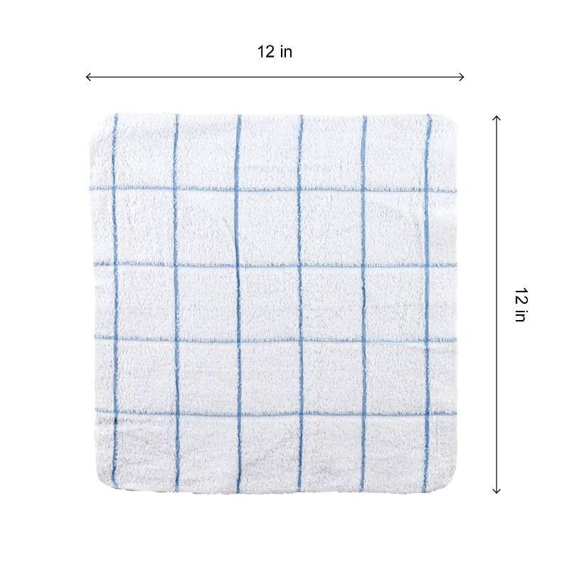 Arkwright Home Kitchen Dishcloths (12 Pack) - Cotton, 12x12 in. - Blue