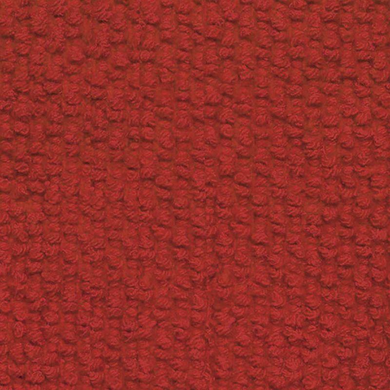 20"x20" Oversize Poly Filled Solid Square Throw Pillow Red - Rizzy Home: Cotton Canvas, Indoor, Zipper Closure