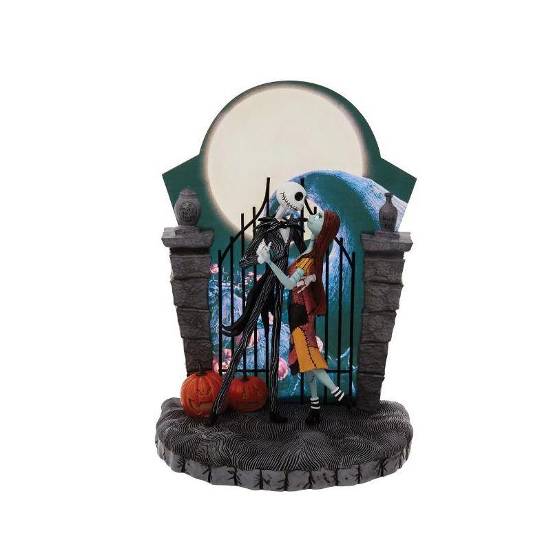 Disney Showcase Nightmare Before Christmas Jack Sally Light Up Figurine 9in H