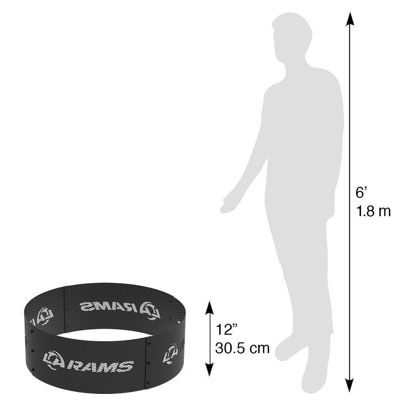 Blue Sky Outdoor Living Round Steel Wood Burning Fire Pit