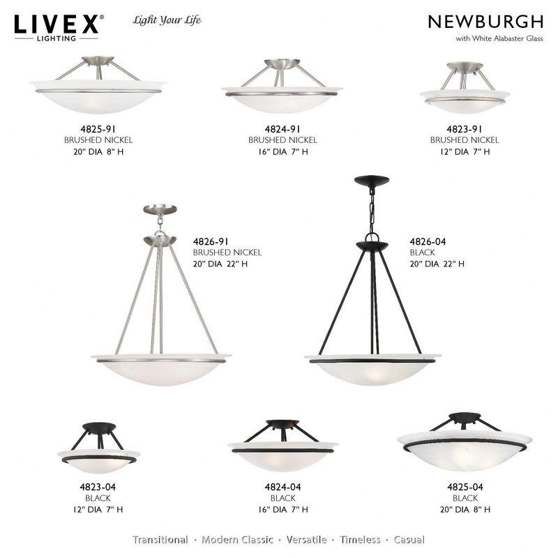 Livex Lighting Newburgh 3 - Light Bowl Pendant
