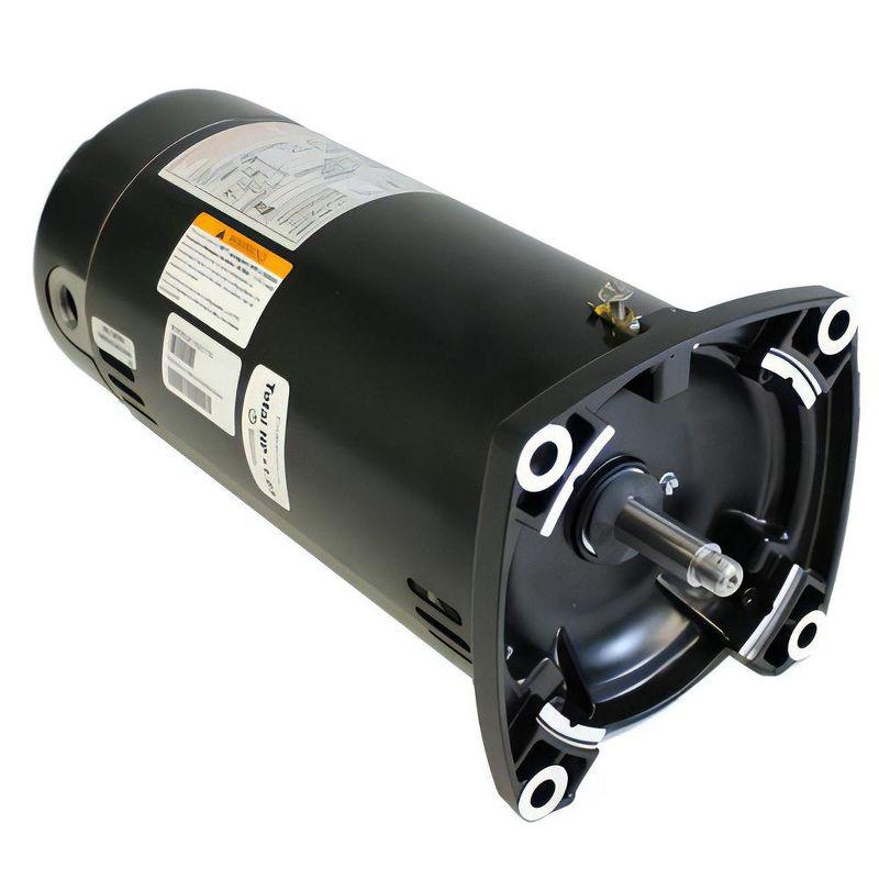 USQ1102 1 HP, 3450 RPM, 1.25 Service Factor, 48Y Frame, Capacitor Start/Capacitor Run, ODP Enclosure, Square Flange Pool Motor Replacement