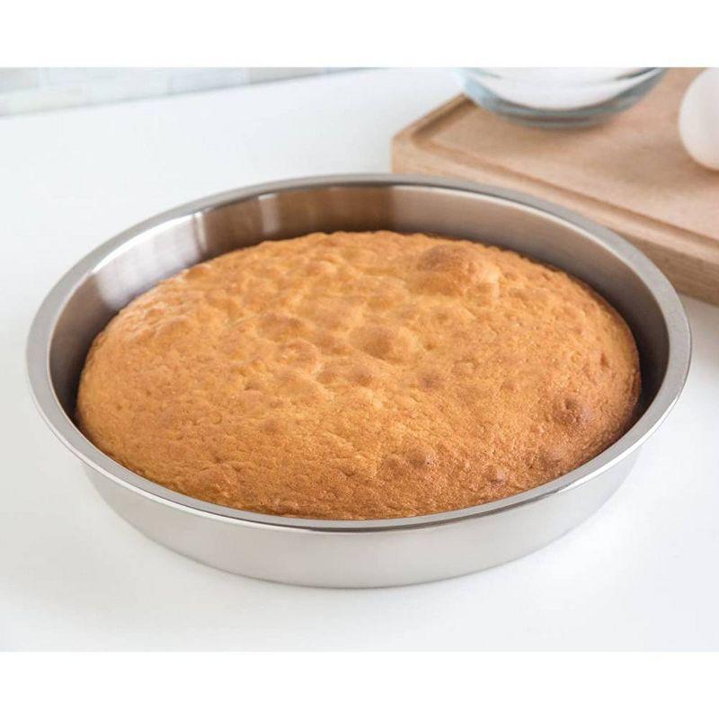 Fox Run 9-Inch Round Stainless Steel Cake Pan