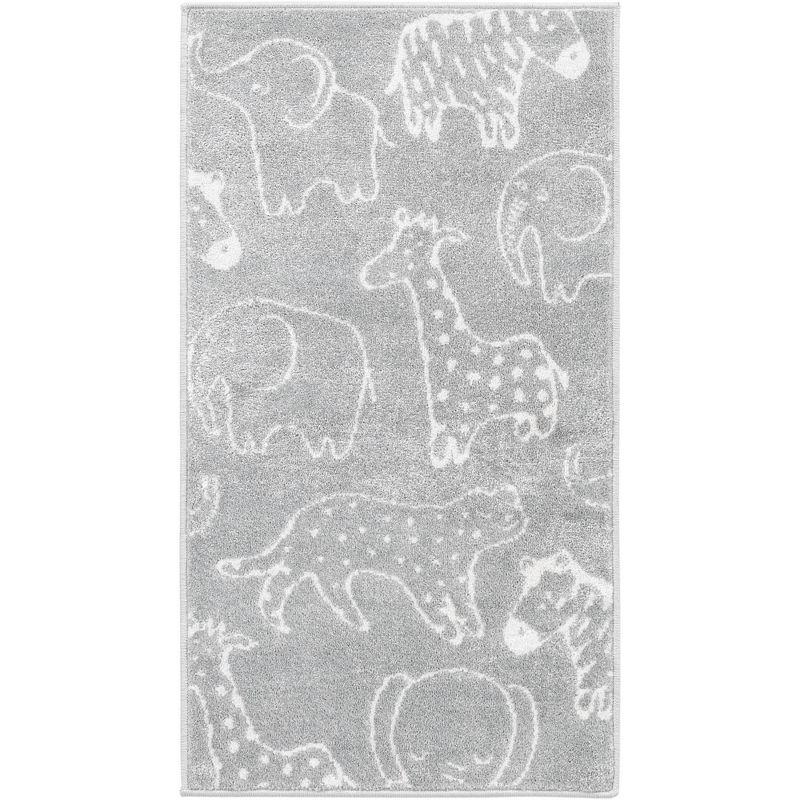 Whimsy Safari Animals Kid Rug