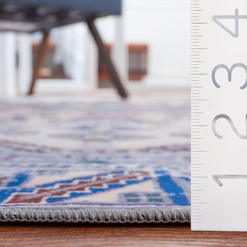 Tucson TSN194 Power Loomed Machine Washable Area Rug - Beige/Grey - 4'x6' - Safavieh.