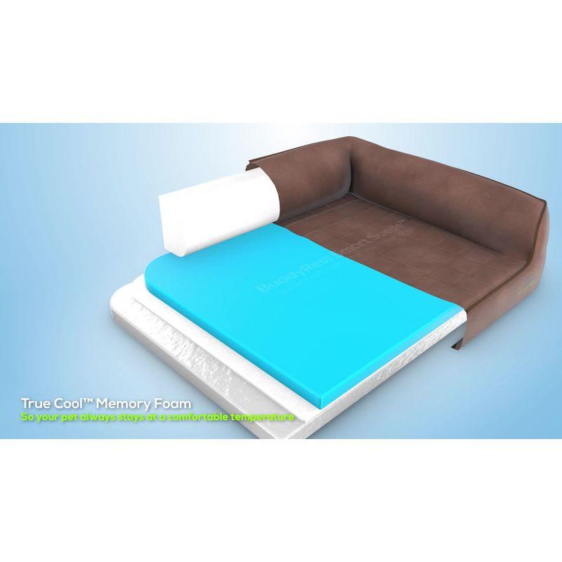 BuddyRest Romeo Advanced Orthopedic Bolster Dog Bed