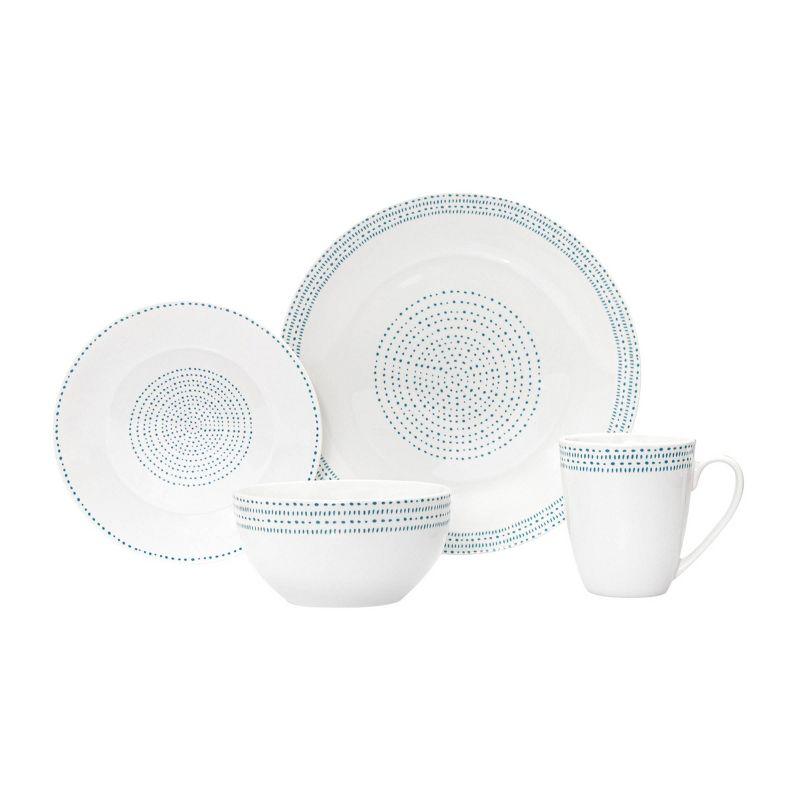 Staccata 16 Piece Porcelain Dinnerware Set