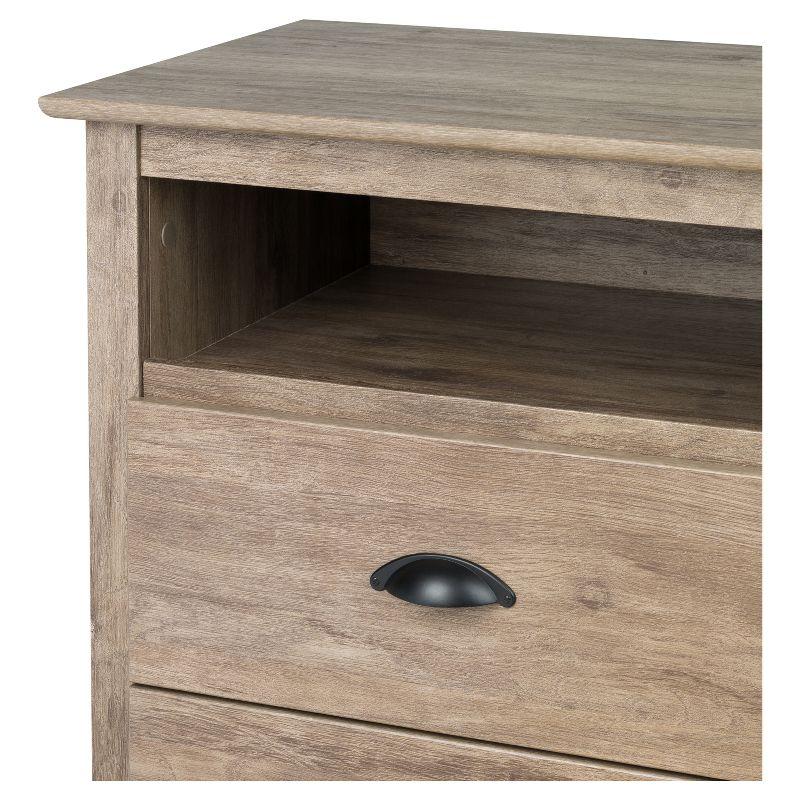 Salt Spring 2 - Drawer Nightstand - Drifted Gray - Prepac