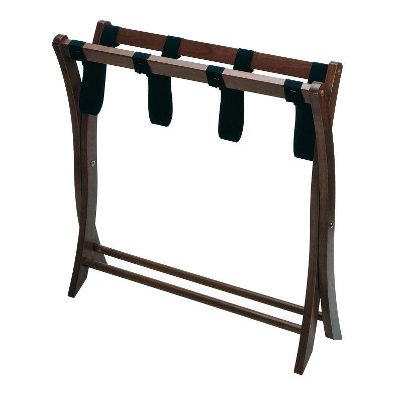 Scarlett Luggage Rack In Walnut Brown - Winsome