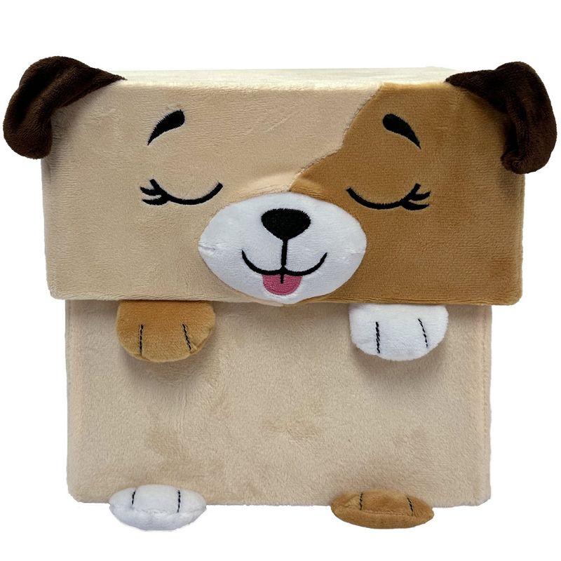 Happy Nappers: Adorable Storables - Dog - Tan & Brown - 8” Ages 1+