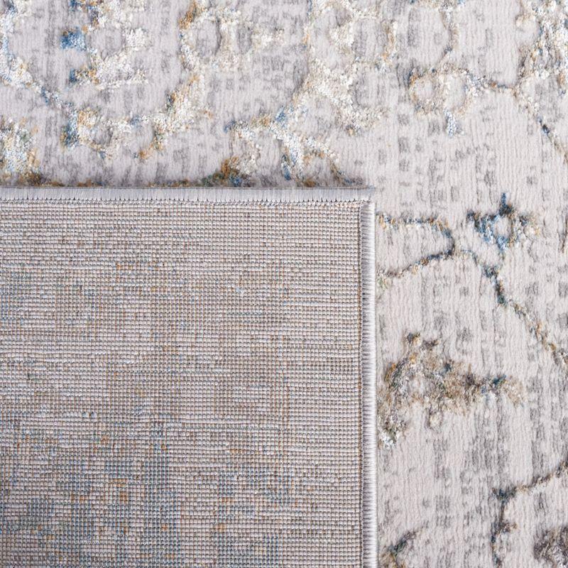 Bel Air BLA234 Power Loomed Area Rug - Beige/Gray - 6'7"x6'7" - Safavieh.