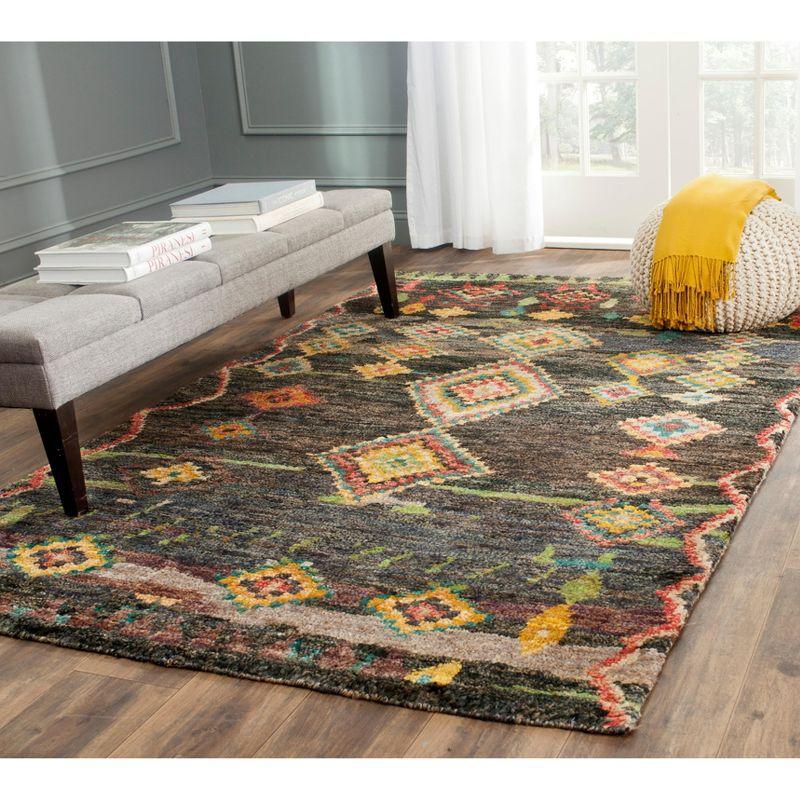 Yates Hand Knotted Wool Geometric Rug