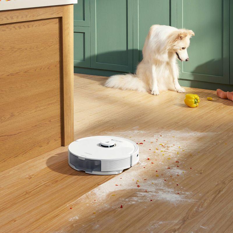 Q8 Max Robotic Vacuum White: Roborock, Cordless, Smart Mapping, App Controlled, Tangle-Free, Multi-Surface, 1-Year Warranty