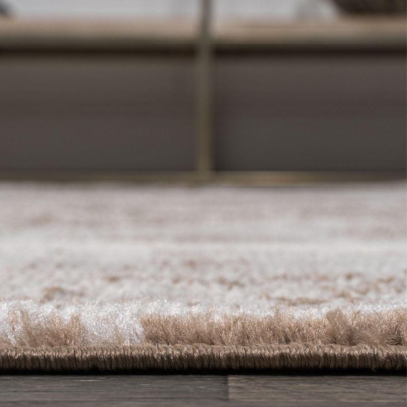 8'x10' Rosalia Cottage Medallion Area Rug, Brown/Cream - JONATHAN Y