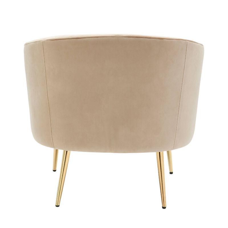 Tania Contemporary Upholstered Accent Chair - LumiSource