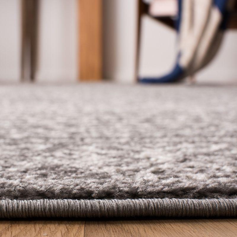 Tulum TUL264 Power Loomed Runner Rug - Dark Grey/Ivory - 2'x7' - Safavieh.
