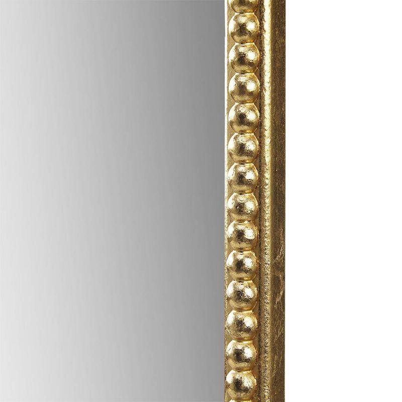 Lilbeth Beaded Arch Wall Decor Mirror Gold - Madison Park: Vintage-Inspired, Resin Details, MDF Frame