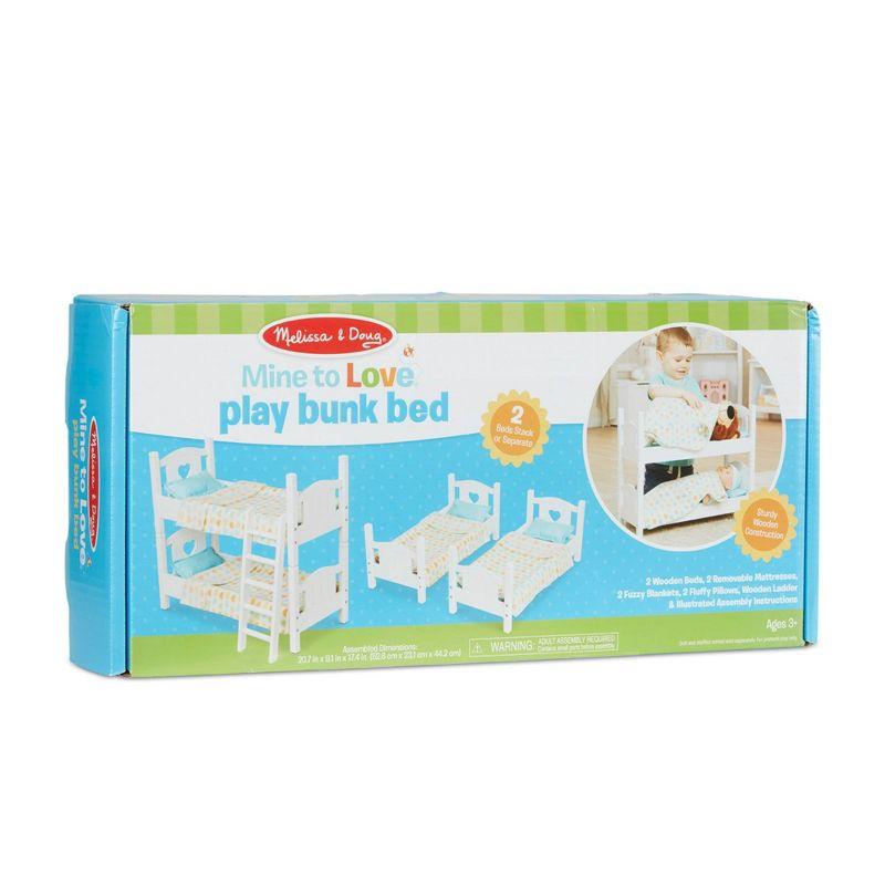 Melissa & Doug Mine To Love Play Bunk Bed