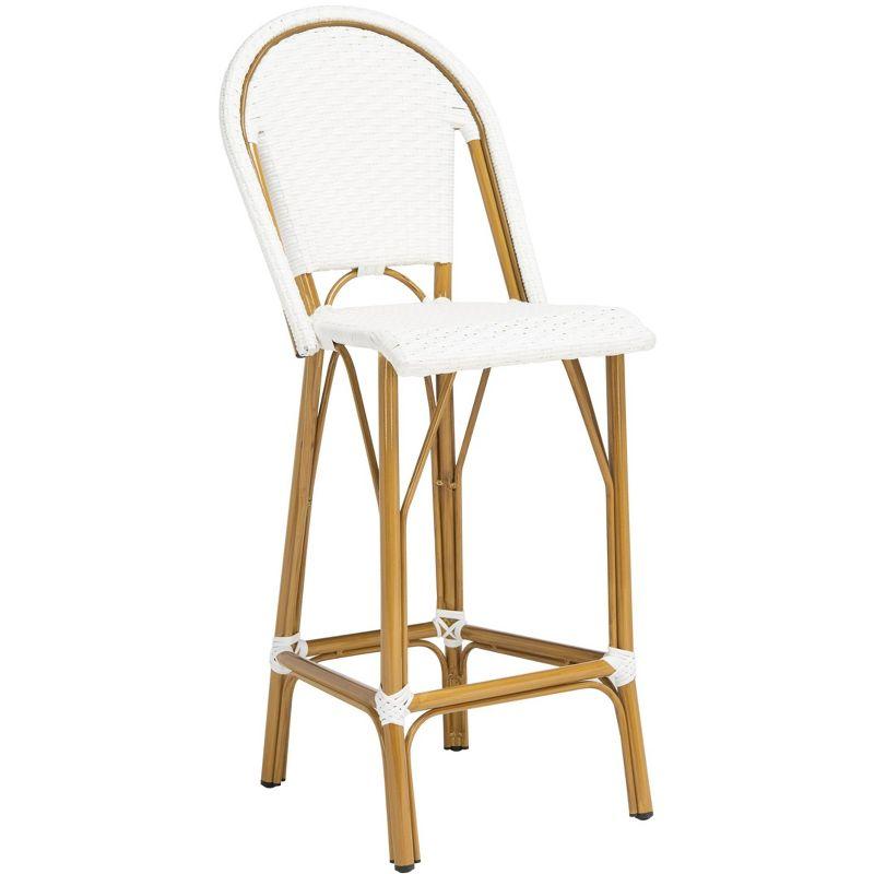 Ford Barstool - Indoor/Outdoor - PAT4008 - White - Safavieh