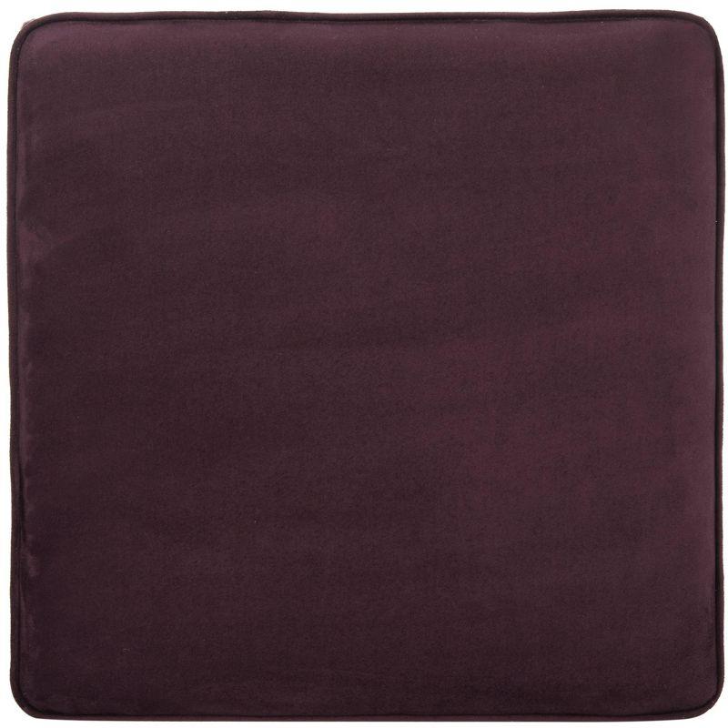 Mystic Ottoman with Silver Nail Heads - Plum - Safavieh