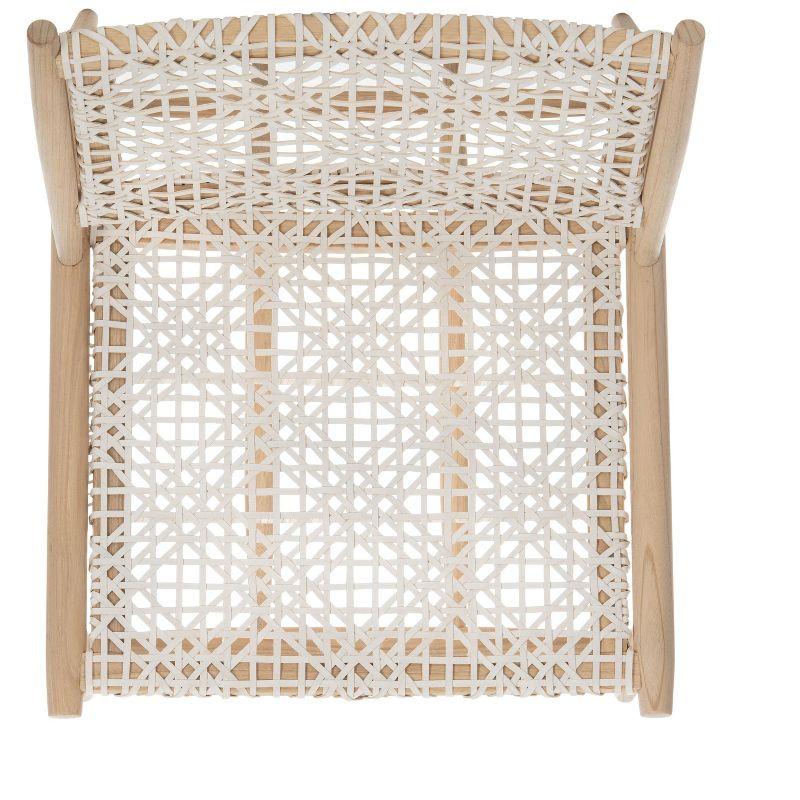 Bandelier Accent Chair - ACH1000 - Light Natural/White - Safavieh