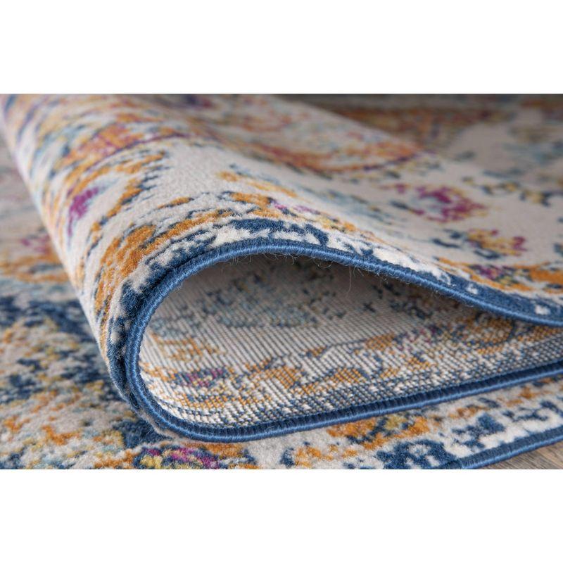 World Rug Gallery Distressed Vintage Bohemian Area Rug