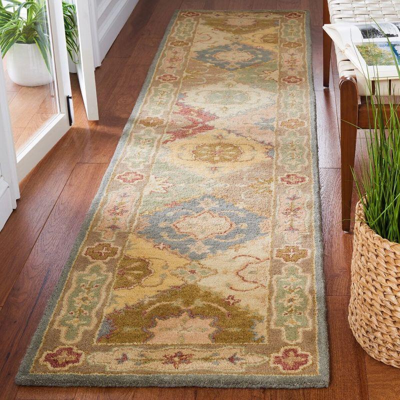 Antiquity AT316 Hand Tufted Accent Rug - Multi/Beige - 2'3"x4' - Safavieh.