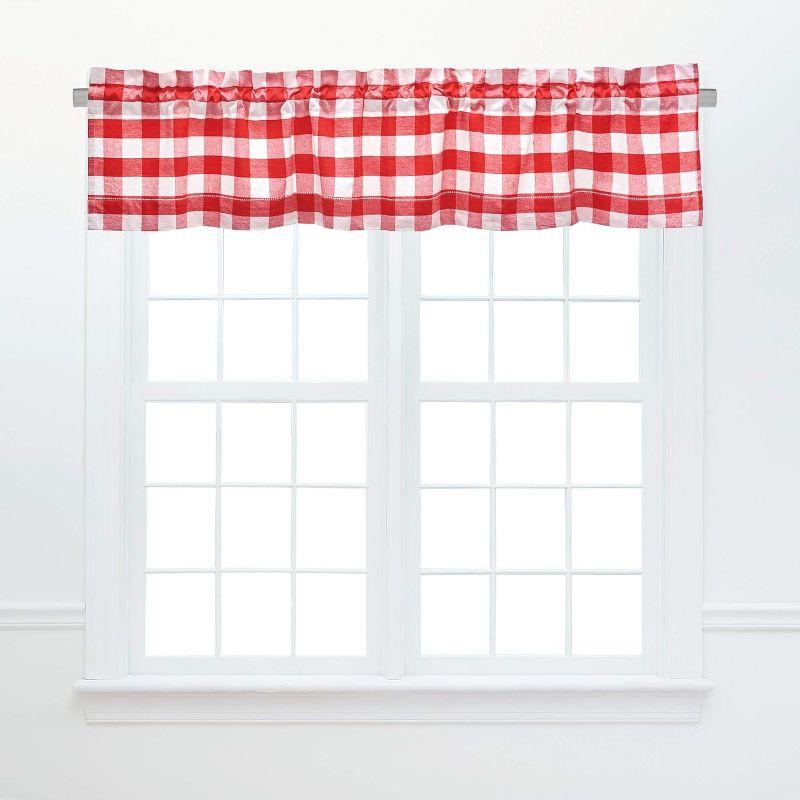 C&F Home Franklin Cotton Valance Window Treatment (Set of 2)