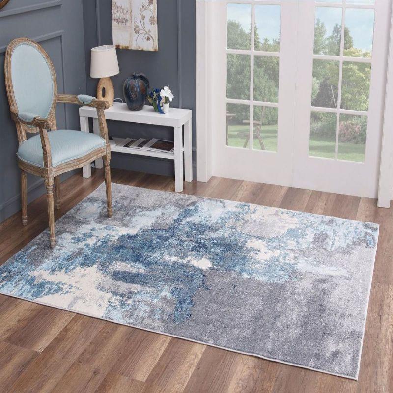 Luxe Weavers Abstract Distressed Area Rug