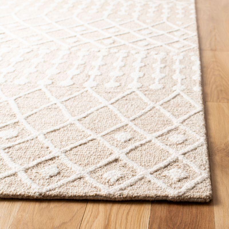 Blossom BLM115 Hand Tufted Area Rug - Beige/Ivory - 4'x6' - Safavieh.