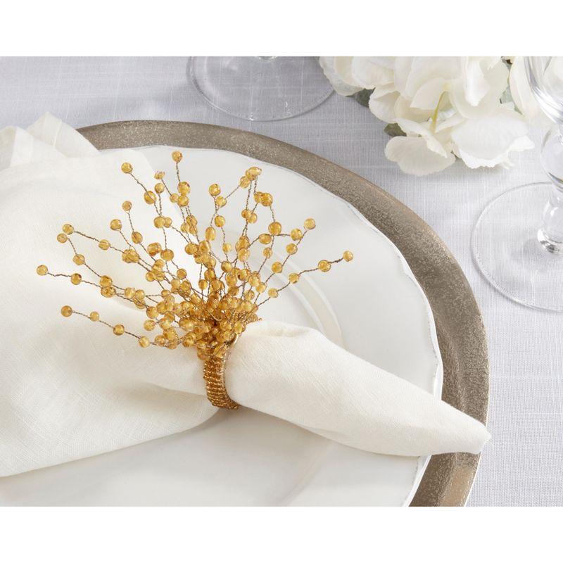 Beaded Design Napkin Ring