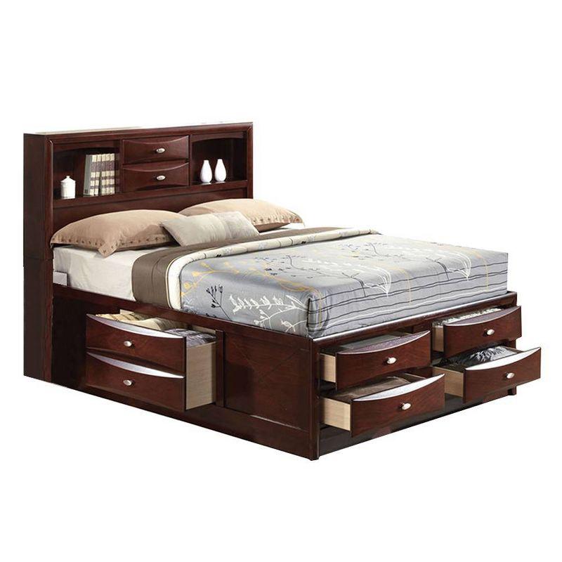 86" Full Bed Ireland Bed Espresso - Acme Furniture