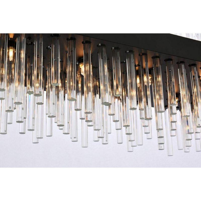 Elegant Lighting Dallas 28 - Light Chandelier in  Black
