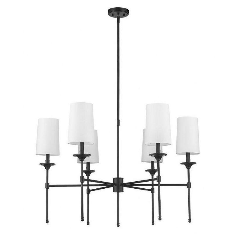 Hayse 6 - Light Dimmable Classic / Traditional Chandelier