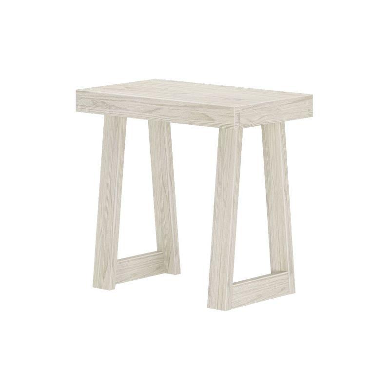 Plank+Beam Side Table for Living Room, Farmhouse Style Solid Wood Rectangular End Table, Corner Table for Small Spaces, 25"